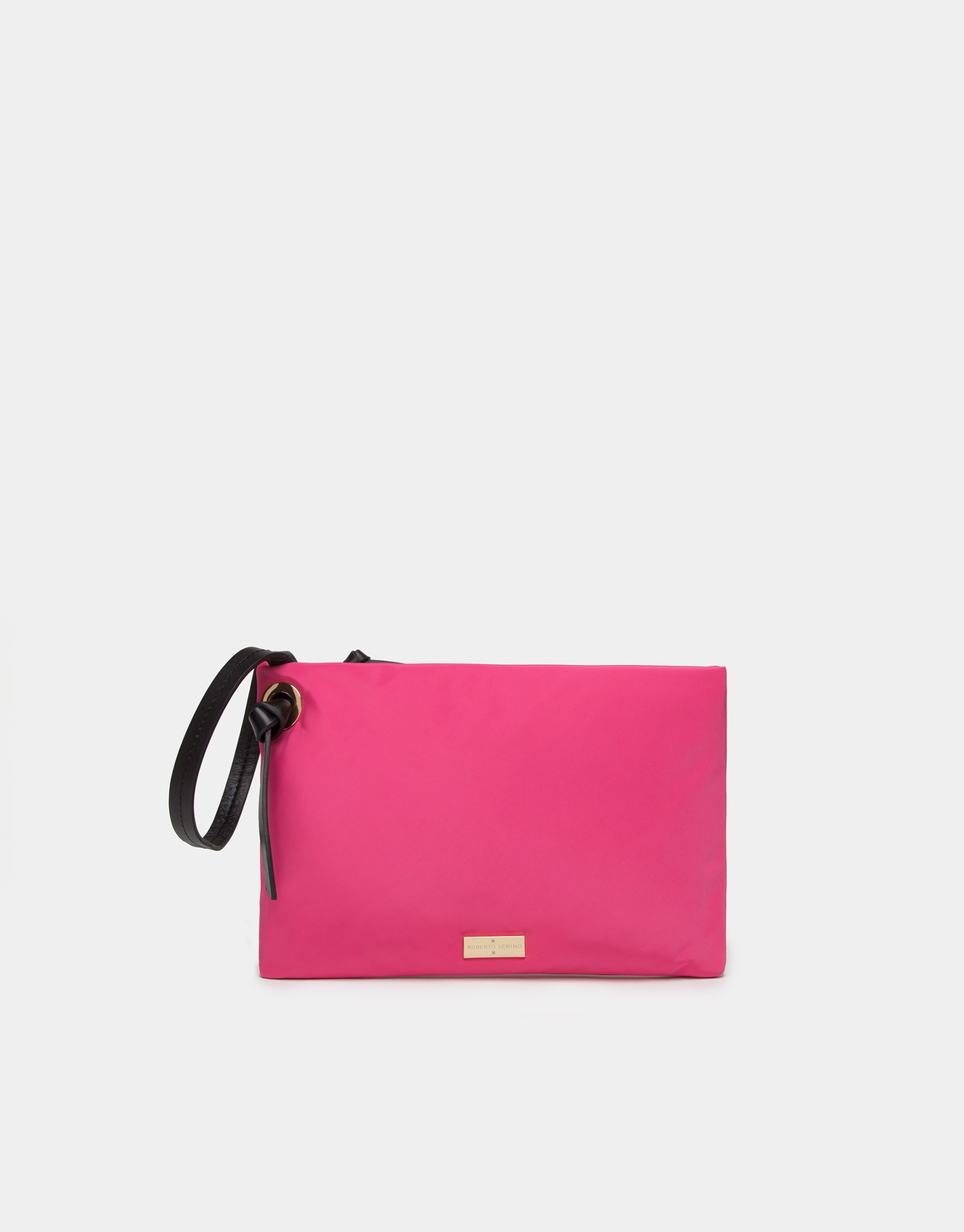 Bolso de mano nylon fucsia - Mujer - PV2019 | Roberto Verino