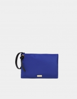 Bolso de mano nylon azul