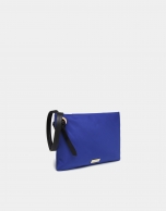 Bolso de mano nylon azul