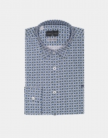 Blue daisies sport shirt