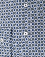 Blue daisies sport shirt