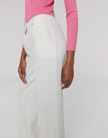 Ivory straight pants