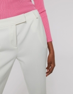 Ivory straight pants