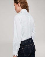 White men's shirt with pocket