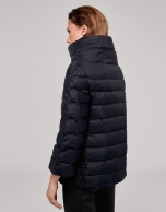 Black quilted jacket