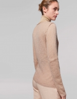 Hazel wool/mohair cardigan with V-neck