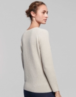 Ivory merino wool