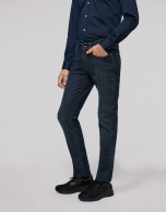 Medium blue denim pants