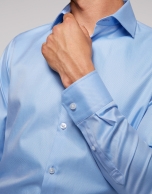 Light blue thin-striped dress shirt