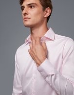 Pink diamond dress shirt