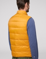 Chaleco sport reversible marino/amarillo