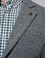 Gray melange wool sport jacket