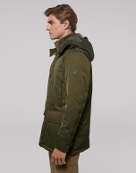 Long khaki parka