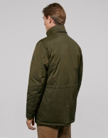 Long khaki parka