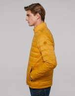 Short mustard anorak