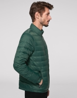 Short dark green anorak