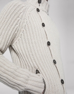 Beige ribbed sweater