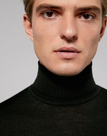 Black turtle neck sweater