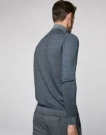 Gray turtle neck sweater