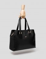 Black leather Classic satchel bag