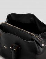 Black leather Classic satchel bag