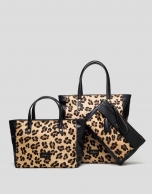 Bolso clutch Wild animal print