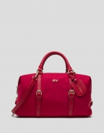 Red Bora-Bora nylon bowling bag