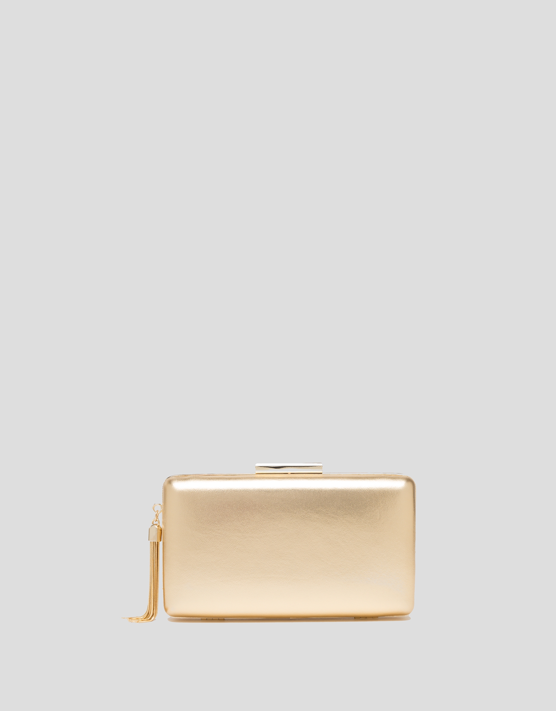 Gold RV clutch bag