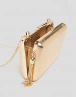 Gold RV clutch bag