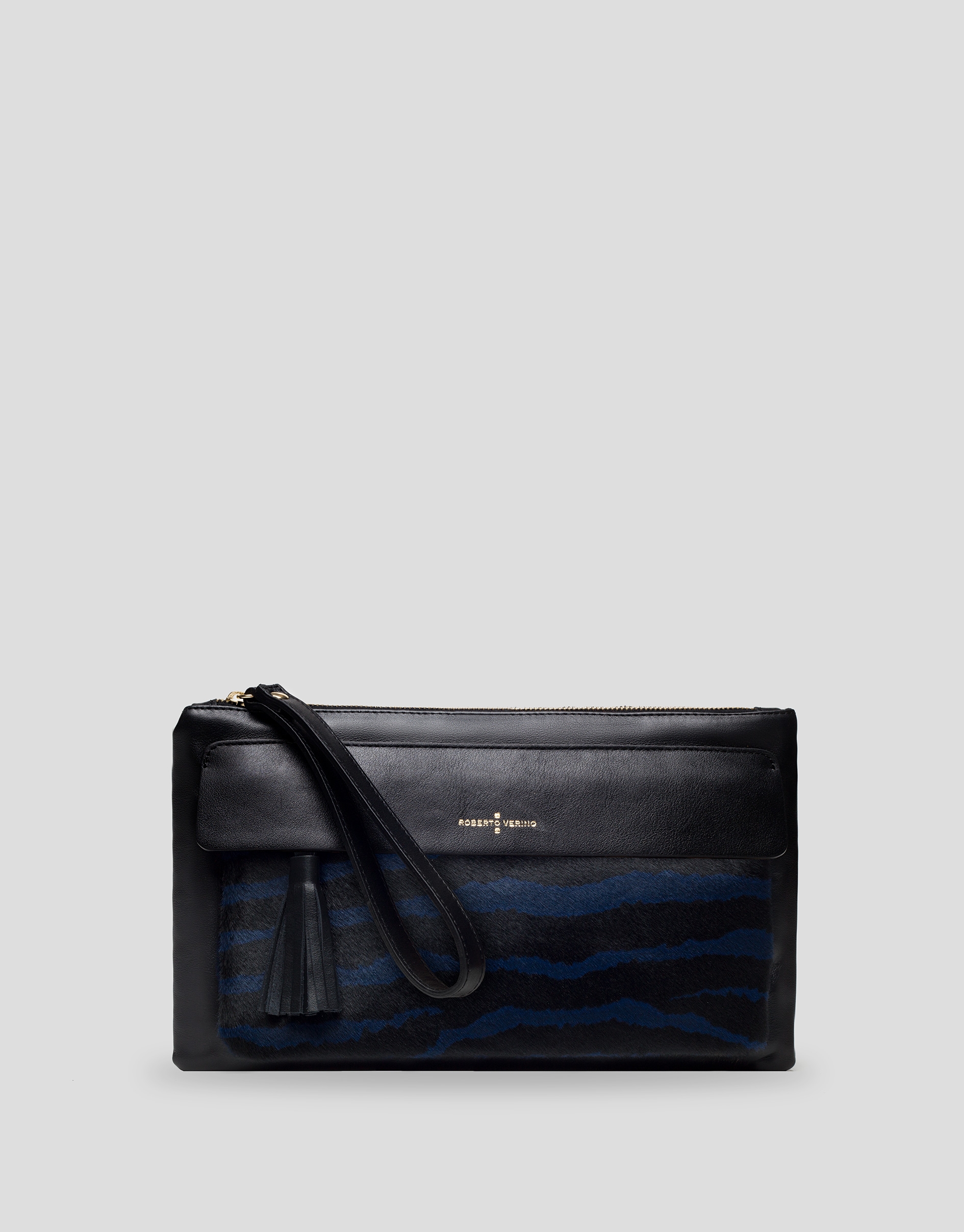 Blue Wild clutch bag