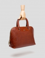 Bolso lady Dundee piel marrón