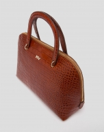 Bolso lady Dundee piel marrón