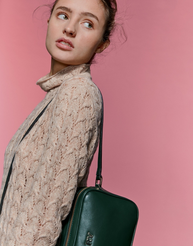 Sac bandoulière Taylor vert - Femme - AH2019 | Roberto Verino