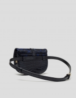 Black leather Equestre fanny pack