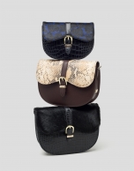 Black leather Equestre fanny pack