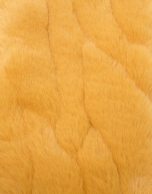 Mustard fur-effect collar