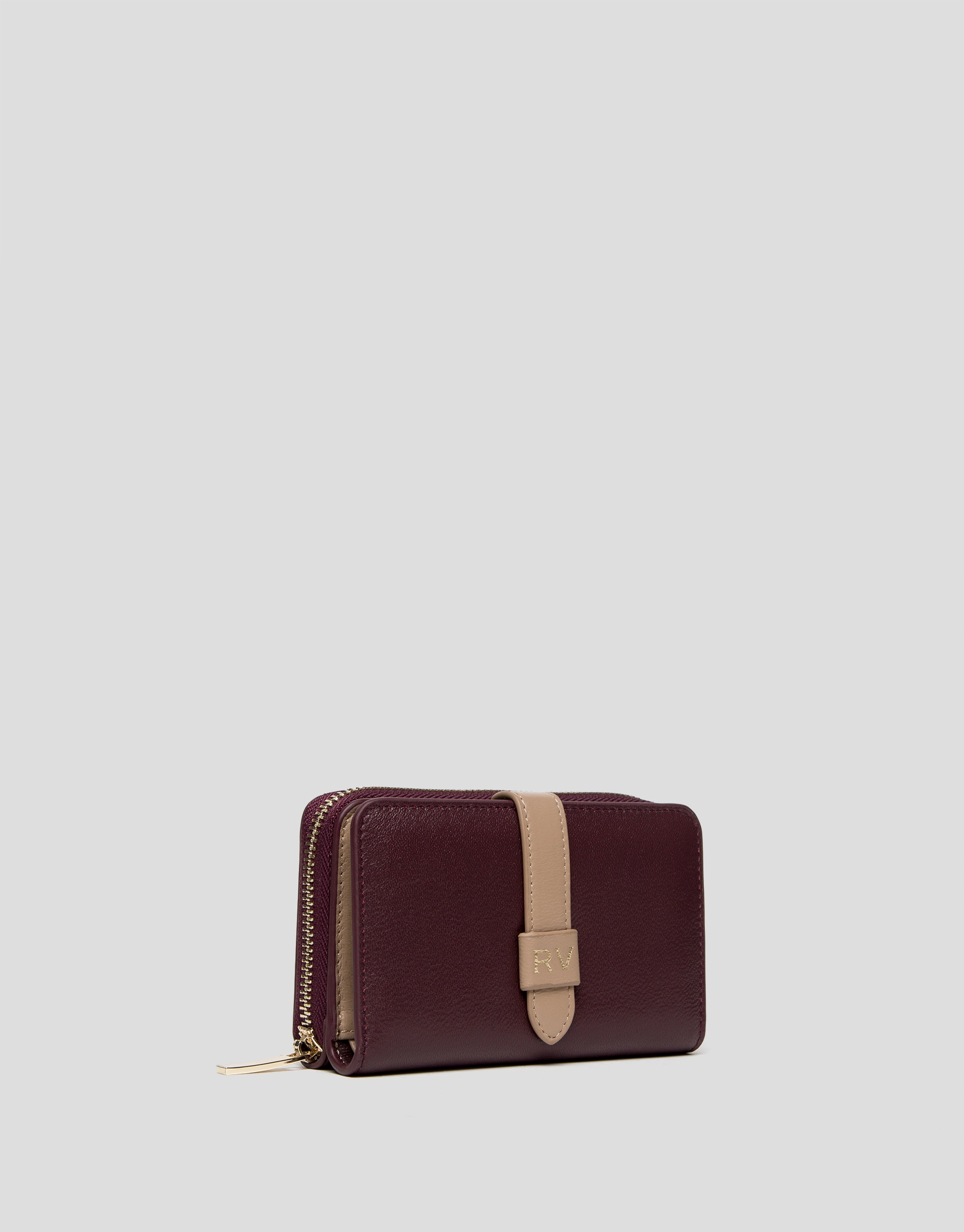 Burgundy leather wallet