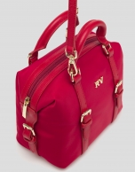 Red Bora-Bora nylon mini bowling bag