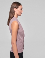 Petunia lurex draped top