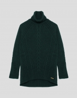 Green oversize sweater