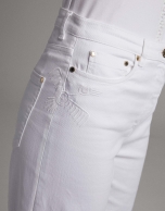 White, bell bottom jeans 