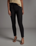 Black cigarette pants with high waist