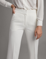 Ivory straight pants