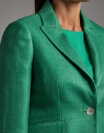 Green suit jacket