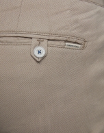 Mink structured chinos