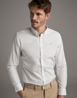 Camisa sport oxford blanco