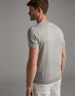 Light gray linen t-shirt