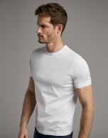 White cotton t-shirt