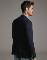 Blue structured sport jacket