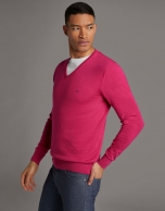 Dark pink turtleneck sweater